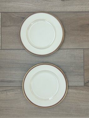 Qty 2 Lenox Monroe Salad Plate Presidential Collection